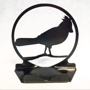 Handcrafted Metal Bird Napkin Holder